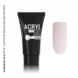 2M Beauty Acryl Pro Gel 2M Beauty Shimmer Light Pink Nr. 03 - lamimi - 59,00 RON