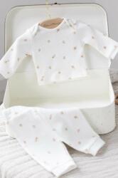 Tartine Et Chocolat gyerek pamut pizsama fehér, mintás - fehér 86 - answear - 36 990 Ft