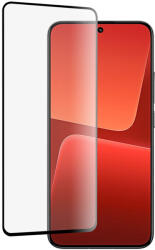UIQ Folie de protectie din sticla compatibila cu Xiaomi 13, grad de protectie 9H, cu margine neagra