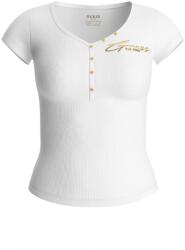 GUESS Top Ss Henley Olympia Top W4RP47K1814 g011 pure white (W4RP47K1814 g011 pure white)