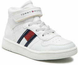 Tommy Hilfiger Sportcipő Higt Top Lace-Up/Velcro Sneaker T3A9-32330-1438 S Fehér (Higt Top Lace-Up/Velcro Sneaker T3A9-32330-1438 S)