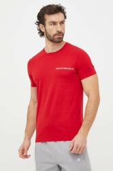 Emporio Armani Underwear póló otthoni viseletre 2 db piros, nyomott mintás - piros S