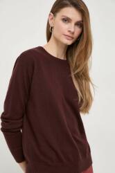 Max Mara gyapjú pulóver könnyű, női, barna - barna S