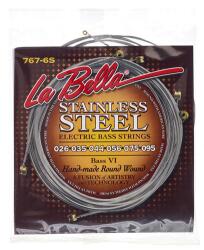 La Bella Stainless Steel 767-6S - Basszusgitár húr (6 Húros) /26-35-44-56-75-095