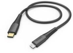 Hama Cablu de date Hama 00183308, USB Tip C - Lightning, 1.5m, Black (00183308)