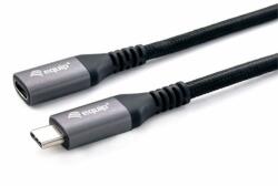 Equip Kábel - 128370 (USB-C 3.2 Gen2 hosszabbító kábel, apa/anya, 4K/60Hz, 10Gbps, 0, 5m) (128370) - mentornet