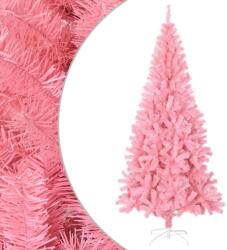  Pom de crăciun artificial cu suport, roz, 180 cm, pvc (320998)