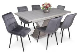  Diana asztal Kitty székkel - 6 személyes étkezőgarnitúra - agorabutor - 188 300 Ft