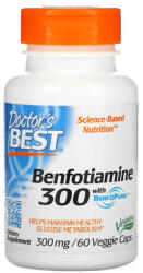 Doctor's Best Benfotiamine (Active Co-Enzyme B1), 300 mg, Doctor s Best, 60 capsule