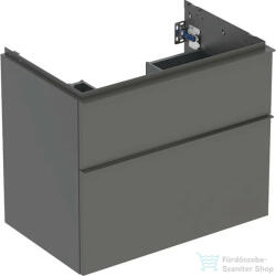 Geberit iCON 74x47, 6x61, 5 cm-es 2 fiókos alsószekrény, matt láva 502.304. JK. 1 (502304JK1)