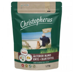 Christopherus GrainFree Senior kacsa/burgonya kutyatáp 1, 5kg (CHR171150)