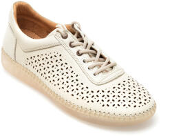 OZIYS Pantofi casual OZIYS albi, 22109, din piele naturala 39