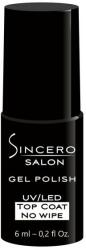 Sincero Salon Top coat pentru ojă semipermanentă - Sincero Salon Gel Polish Top Coat No Wipe 6 ml