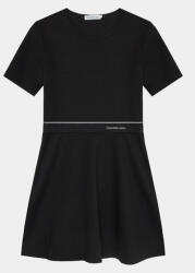 Calvin Klein Jeans Hétköznapi ruha Logo Tape IG0IG02310 Fekete Regular Fit (Logo Tape IG0IG02310)