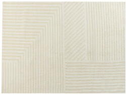 Beliani Bézs pamut szőnyeg 300 x 400 cm ABEGUM