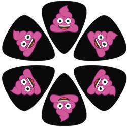 Perri's Leathers Emoji Picks III Pink Poo
