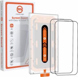 Mobile Origin Orange Screen Guard Apple iPhone 15 Edzett üveg kijelzővédő (2db) (SGA-F-I15-2PK)