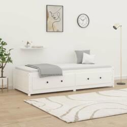 vidaXL fehér tömör fenyőfa kanapéágy 90 x 190 cm (3FT Single) (821595) - pepita