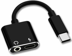  Adaptor Audio Usb TypeC la Jack MRG MDU07, Jack 3.5mm, Negru