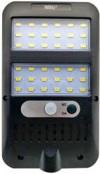 Lampa solara MRG MJX228, 36 LED Cob, Panou solar, Senzor de miscare, Negru