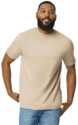 Gildan softstyle pamut póló, GI65000, környakas, Sand-XL