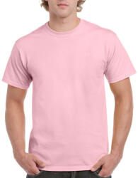 Gildan ultra GI2000, környakas pamut póló, Light Pink-XL