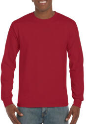 Gildan ultra GI2400, hosszú ujjú pamut póló, Cardinal Red-XL