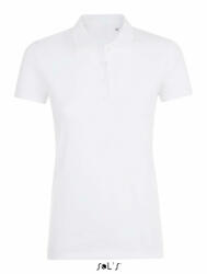 SOL'S Női galléros póló SOL'S SO01709 Sol'S phoenix Women - Cotton-Elastane polo Shirt -L, White