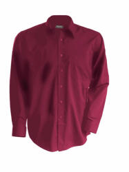 Kariban Férfi ing Kariban KA545 Jofrey > Long-Sleeved Shirt -S, Wine