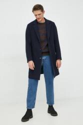 PS Paul Smith kabát gyapjú keverékből sötétkék, átmeneti - sötétkék XL