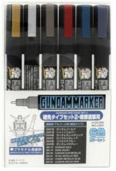 Mr. Hobby Gundam Marker Set Fine Edge 6 Color vol2 AMS-126