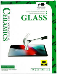  Samsung Galaxy Tab S6 Lite 2020 / 2022 előlapi üvegfólia, fekete keret, 9H, 0.33mm, SM-P610, SM-P613, 9D Ceramic Glass