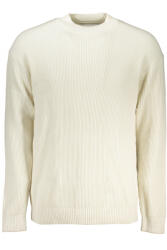 Calvin Klein Pulover barbati din bumbac cu imprimeu cu logo pe spate alb (FI-J30J324507_BIYBI_M)