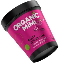 ORGANIC MIMI Scrub de corp Coconut Oil & Raspberry - Organic Mimi Body Scrub Jam Coconut Oil & Raspberry 250 g