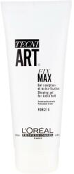 L'Oréal Gel de păr, fixare puternică - L'Oreal Professionnel Tecni-Art Fix Max Shaping Gel Force 6 200 ml