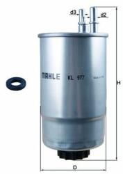 MAHLE filtru combustibil MAHLE KL 977D - piesa-auto