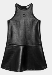 Calvin Klein Jeans Műbőr ruha Spacer IG0IG02312 Fekete Flare Fit (Spacer IG0IG02312)