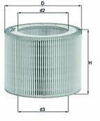 MAHLE Filtru aer MAHLE LX 3009 (LX 3009) - automobilus