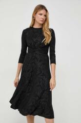 NISSA ruha fekete, midi, harang alakú - fekete 34 - answear - 62 990 Ft