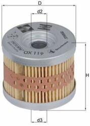 MAHLE Filtru ulei MAHLE OX 119 (OX 119) - automobilus