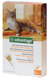 Bayer Advantage bolha ellenes csepp >4kg 4x0, 8ml 4x0, 8ml