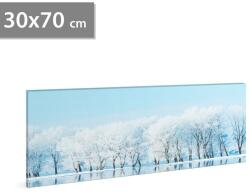 Family Pound Tablou decorativ cu LED - 70 x 30 cm - peisaj de iarnă (58480A)