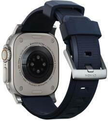 NOMAD Accesoriu smartwatch NOMAD Rugged Strap compatibila cu Apple Watch 4/5/6/7/8/9/SE/Ultra1/2 42/44/45/49mm Atlantic Blue/Silver (NM01296485)