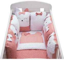 Bubaba Set lenjerie patut 12 piese Bubaba Sleep Quardian Pink (45043) Lenjerii de pat bebelusi‎, patura bebelusi