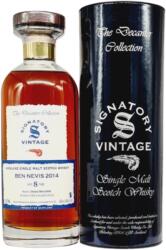 Ben Nevis Signatory Vintage Ben Nevis 8 Ani 2014 Sherry Cask Whisky 0.7L, 46%