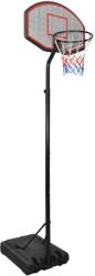  Suport cu coș de baschet, negru, 282-352 cm, polietilenă (3107832)