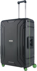 CarryOn Steward antracit 4 kerekű csatos nagy bőrönd (502345L)