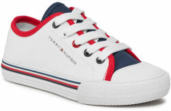 Tommy Hilfiger Teniși Tommy Hilfiger Low Cut Up Sneaker T3X9-33325-0890 M White/Blue/Red Y003