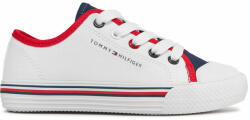 Tommy Hilfiger Кецове Tommy Hilfiger Low Cut Up Sneaker T3X9-33325-0890 M White/Blue/Red Y003 (Low Cut Up Sneaker T3X9-33325-0890 M)