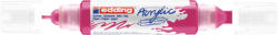 edding 5400 AKRIL MARKER 3D DOUBLE LINER (2-3 MM/5-10 MM), Telemagenta